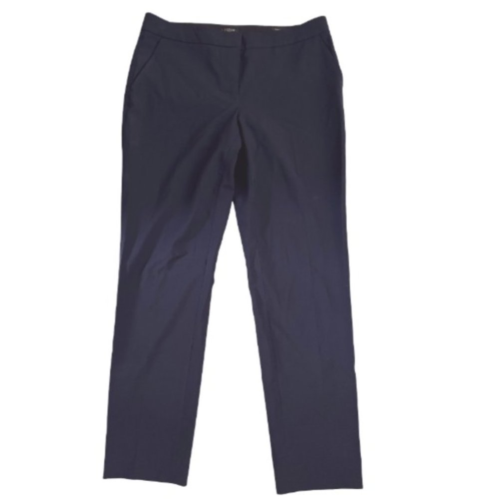 J.Crew Favorite Fit Navy Suit Pant Stretch NWOT Size 8 Tall